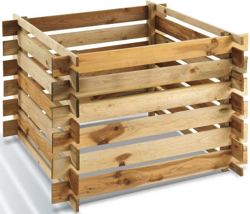 Fabriquer un composteur en bois de palette  Composteur bois, Composteur de  jardin, Fabriquer un composteur
